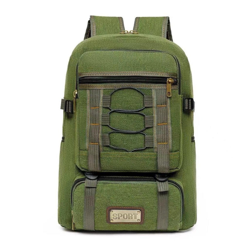 Mochila Bolsa Lona Masculina Grande Reforçada Masculina Feminina Moda Style Qualidad Resistênte Unissex RC-51055