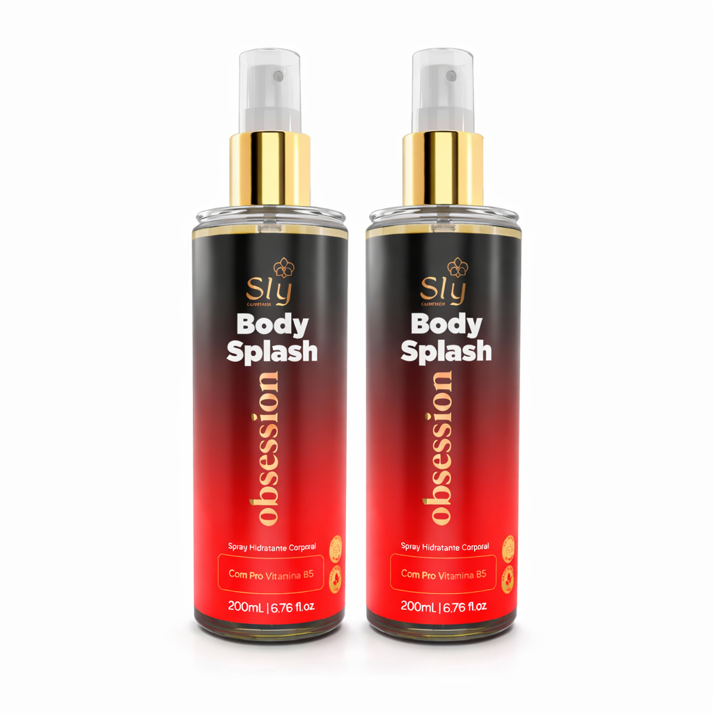 02 Body Splash Colônia Fragrâncias Cosméticos Femininos Mulher Beleza Moda