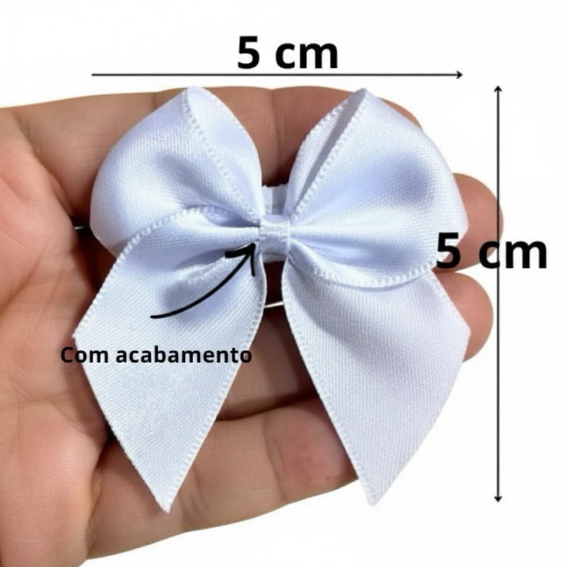 Laços com 100 o 50 ou 20 unidades para caixa de presente roupa artesanato ou enfeites em cetim Laços de Cetim lacinhos
