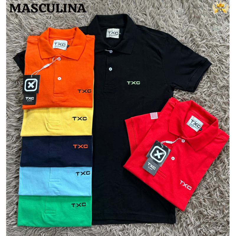Gola Polo TXC masculina. Estilo country, conforto e qualidade pra quem vive a tradição com atitude!”