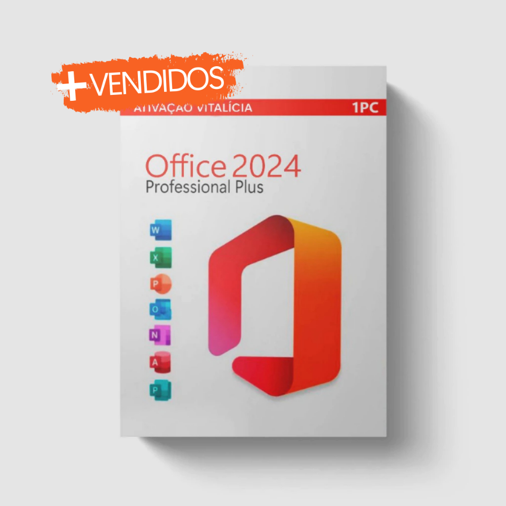 Office Professional Plus 2024 | Cartão de ativação | Lacrado | Original Microsoft | Nota Fiscal