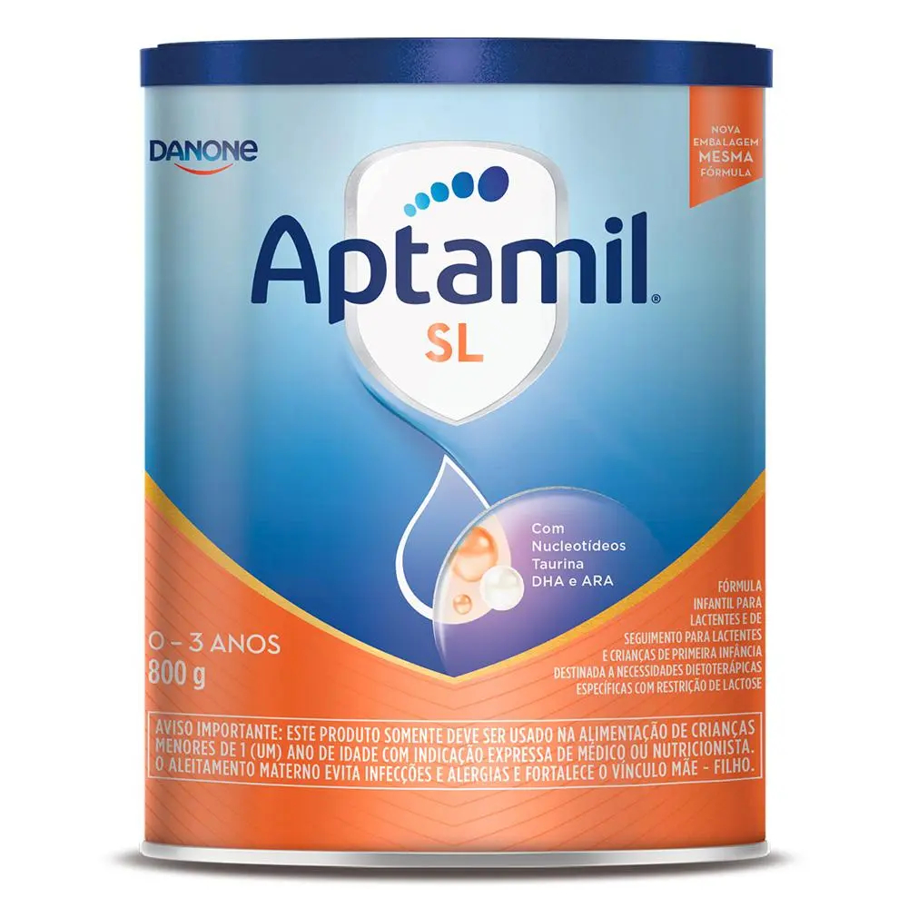 Aptamil SL Sem Lactose lata 800g Danone
