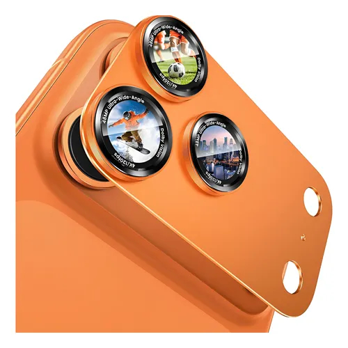 Armadura de Metal lente filme fosco câmera adequada para iPhone 17/17 ari/17 pro/17 pro max película protetora de vidro