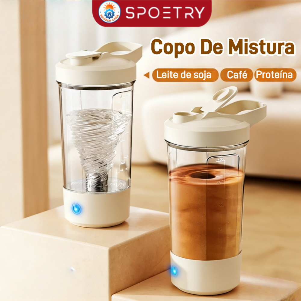 Copo De Mistura Elétrico Exercício Suco/Mini Liquidificador /Máquina De Agitação Portátil Automático Leite Shake Cup
