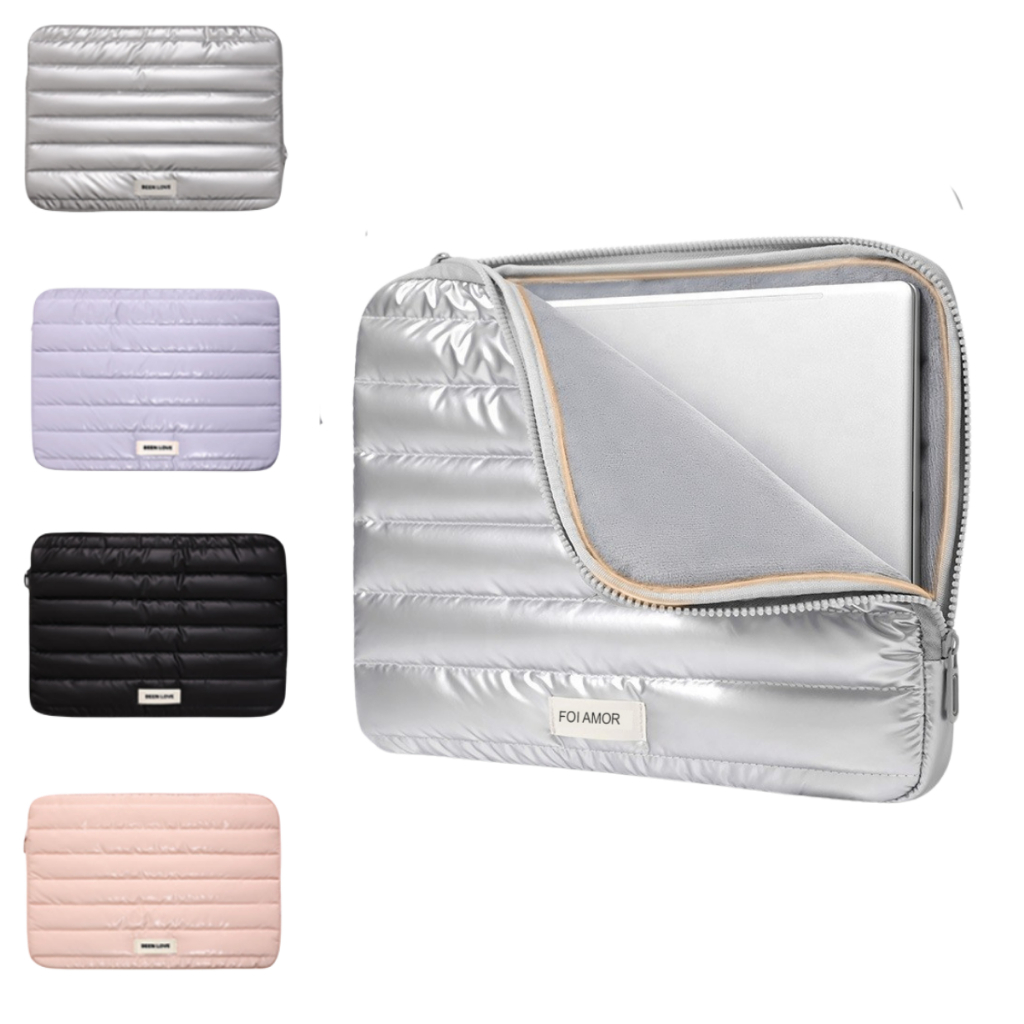 Bolsa Case Para Notebook Puff 14'' Capa Protetora Com Forro Interno Acolchoado