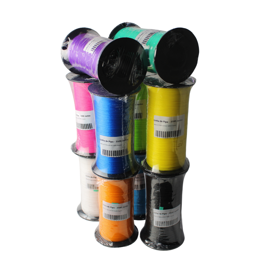Linha de nylon para pipa 3500 jardas - Pipa Artesanato Bijuteria Multiuso