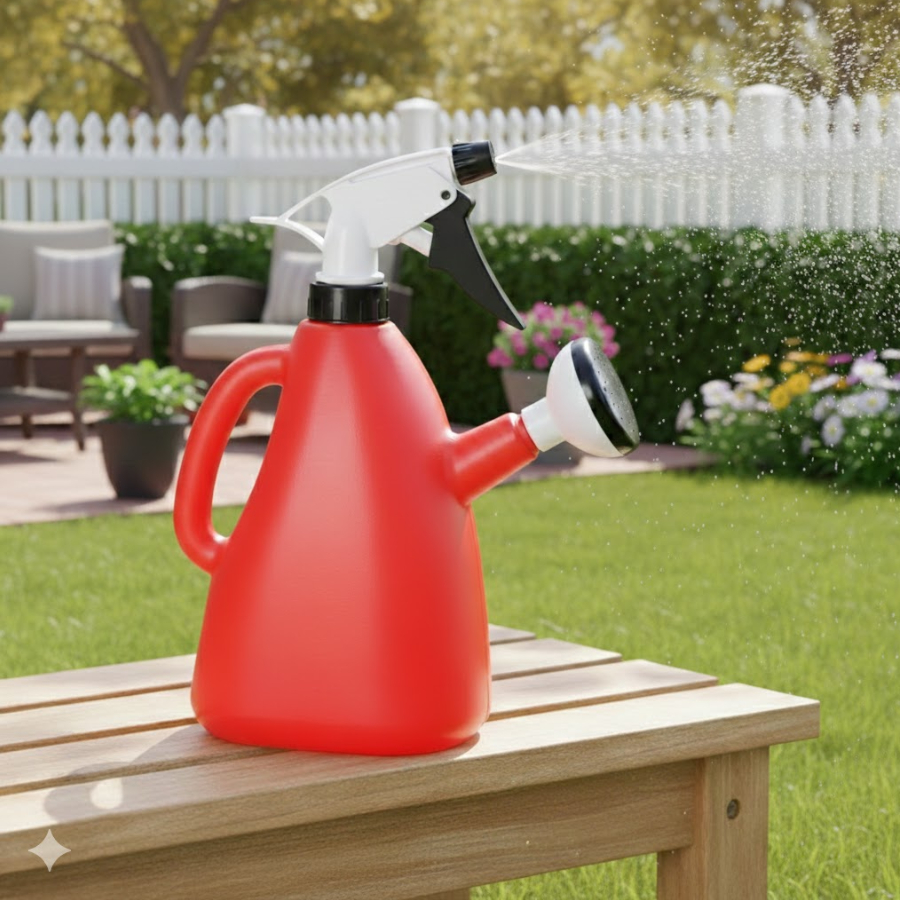 Regador Borrifador Pulverizador para Plantas Flores e Hortas 2 em 1 - 1 Litro