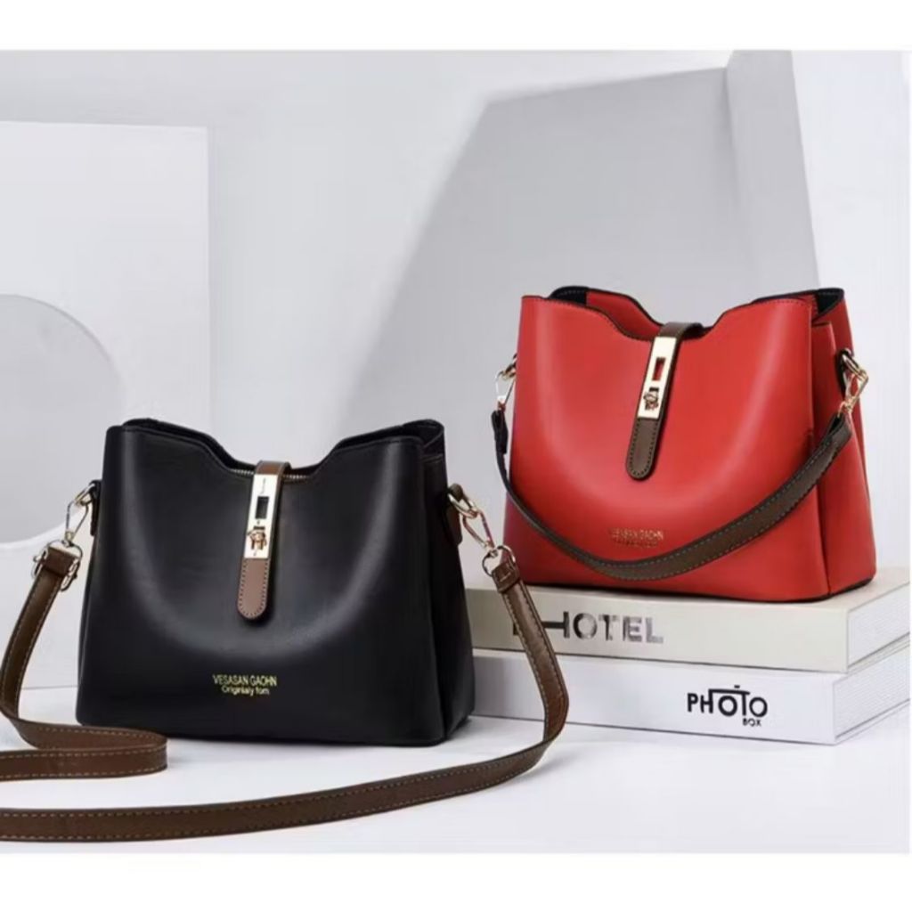 Bolsa Feminina Luxo Modelo Estruturado Com Alça Dupla Moderna e Sofisticada