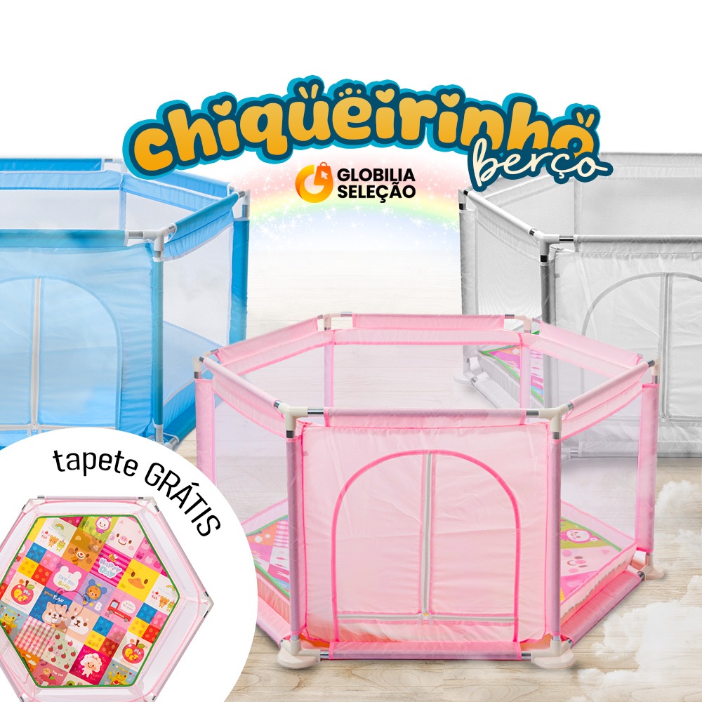 💗【Novidades】Cercadinho Para Bebê Cercado Infantil  Menino Menina Colorido Chiqueirinho Criança com Tapete Colorido