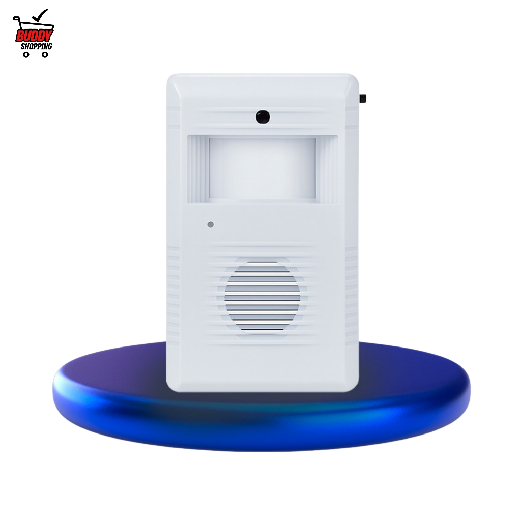 Sensor De Presença Campainha Alarme Detector Movimento Casa