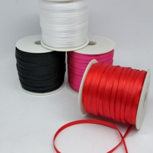 Fita de Cetim Lisa - N°0 - S - 4mm - 100m/rolo
