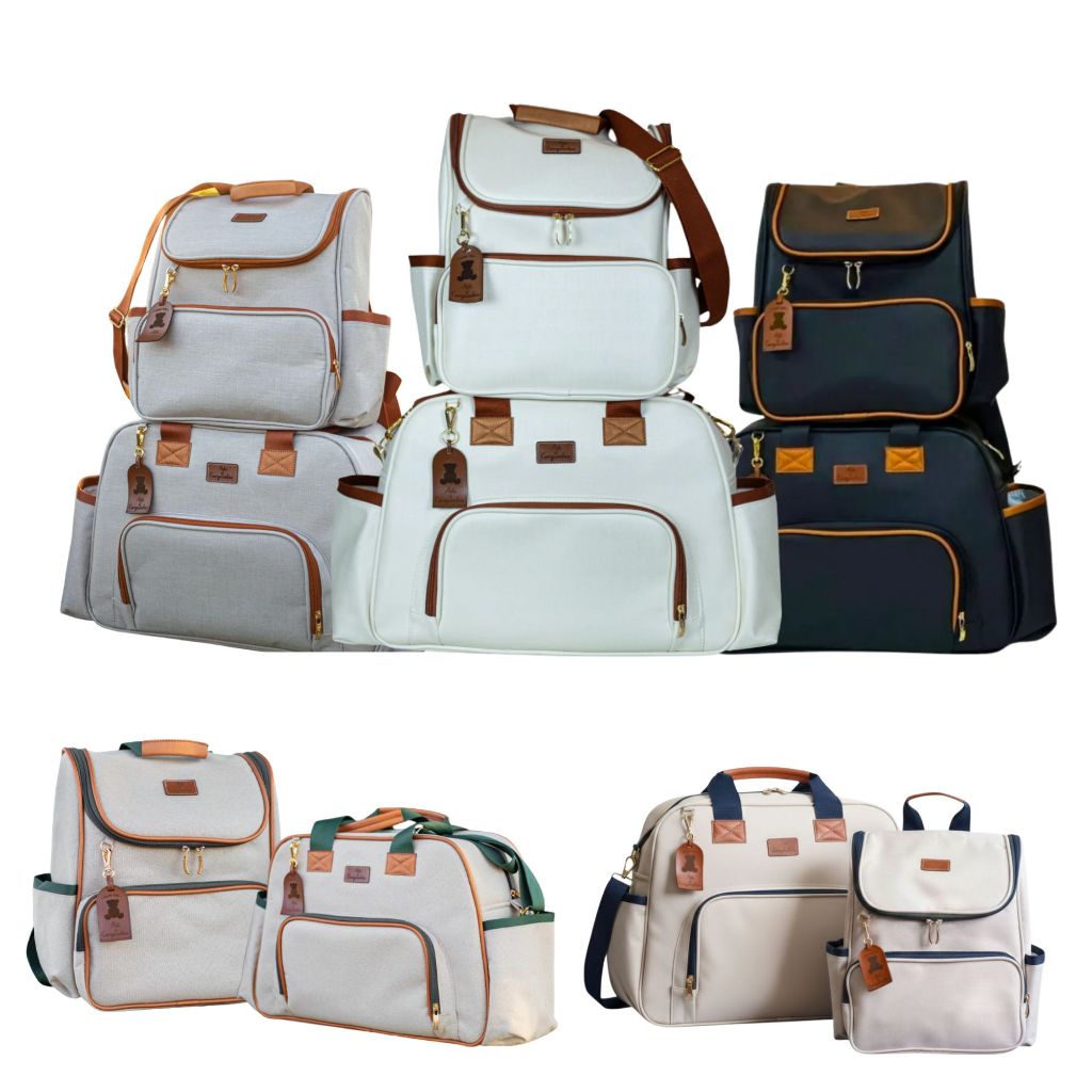 Bolsa com Mochila Linho e Corano - Ellen Arte e Companhia