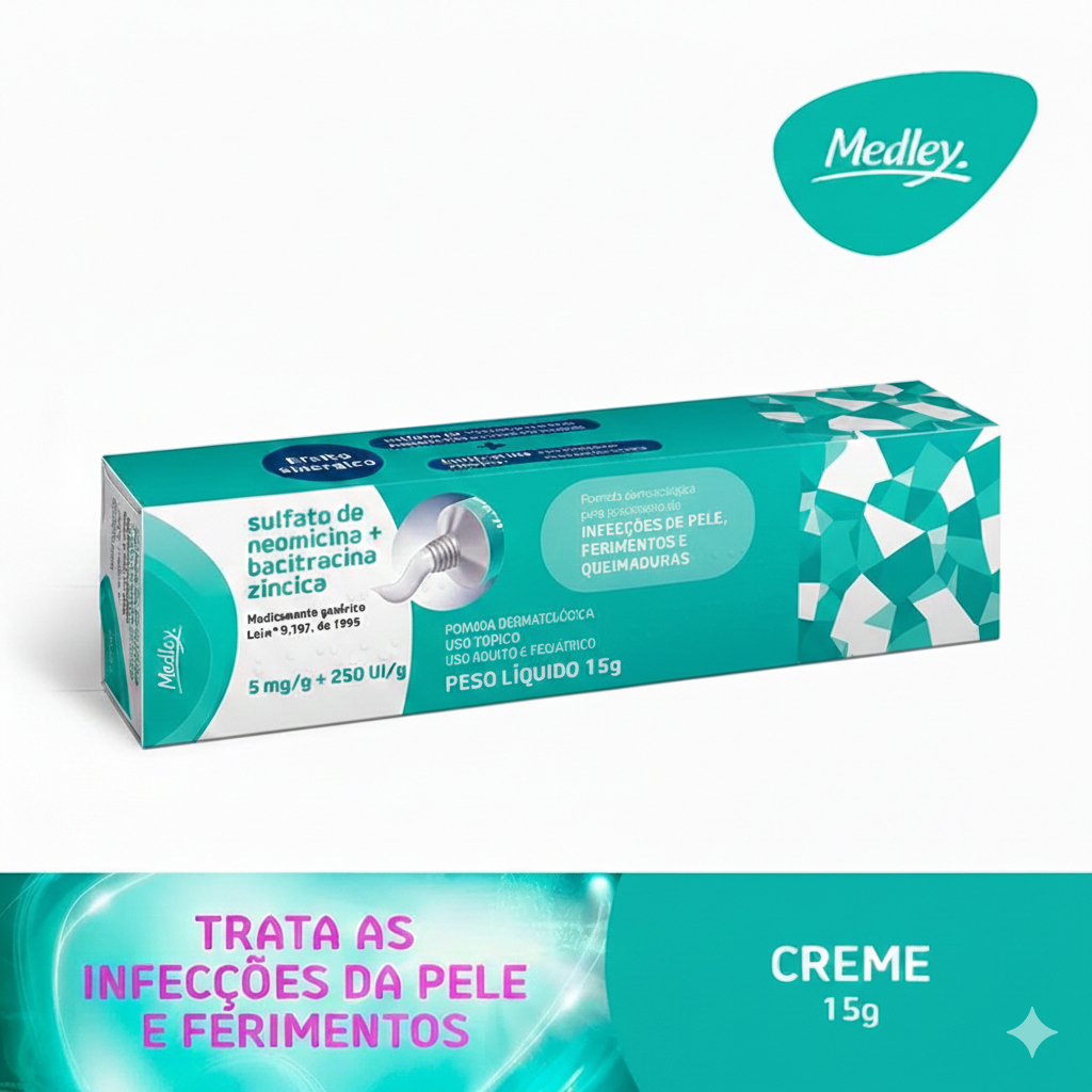 SULFATO DE NEOMICINA + BACITRACINA ZINICA 15G