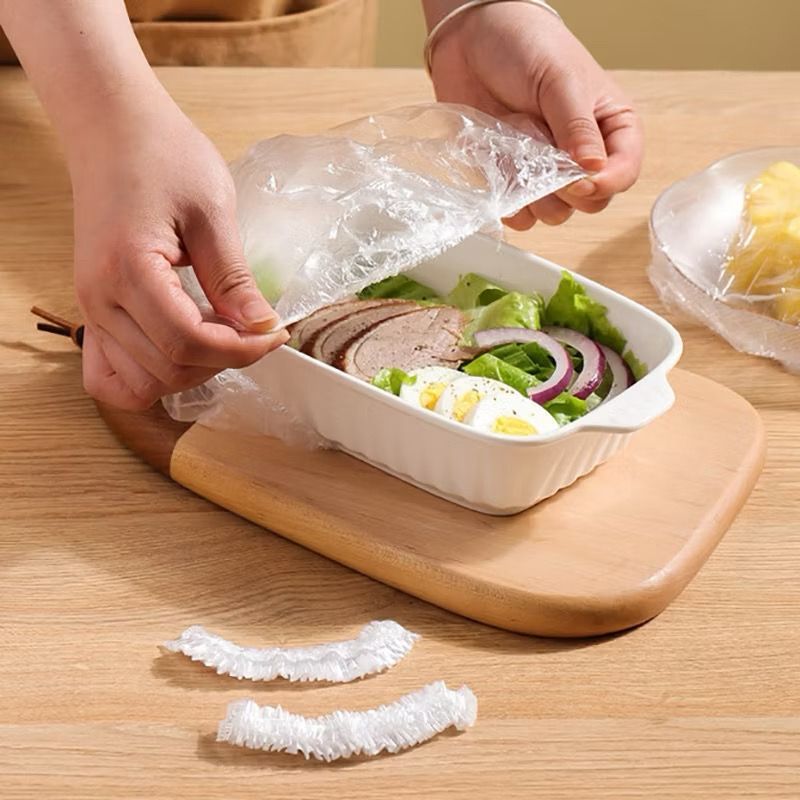 Tampa De Plástico Descartável Para Alimentos