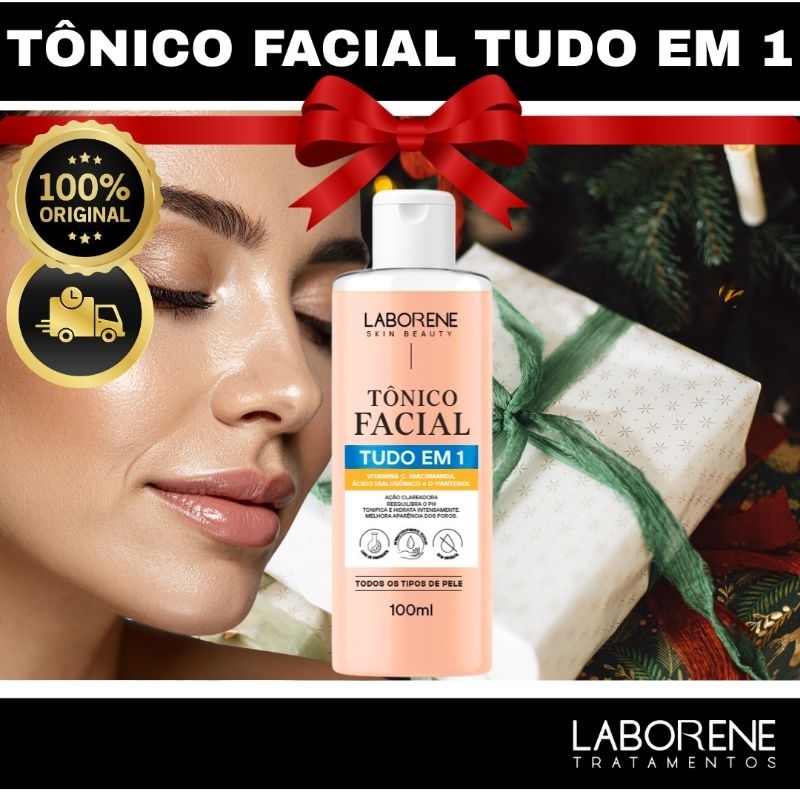 Tônico Facial Tudo em 1 Skin Beauty  100ml e 250ml Laborene