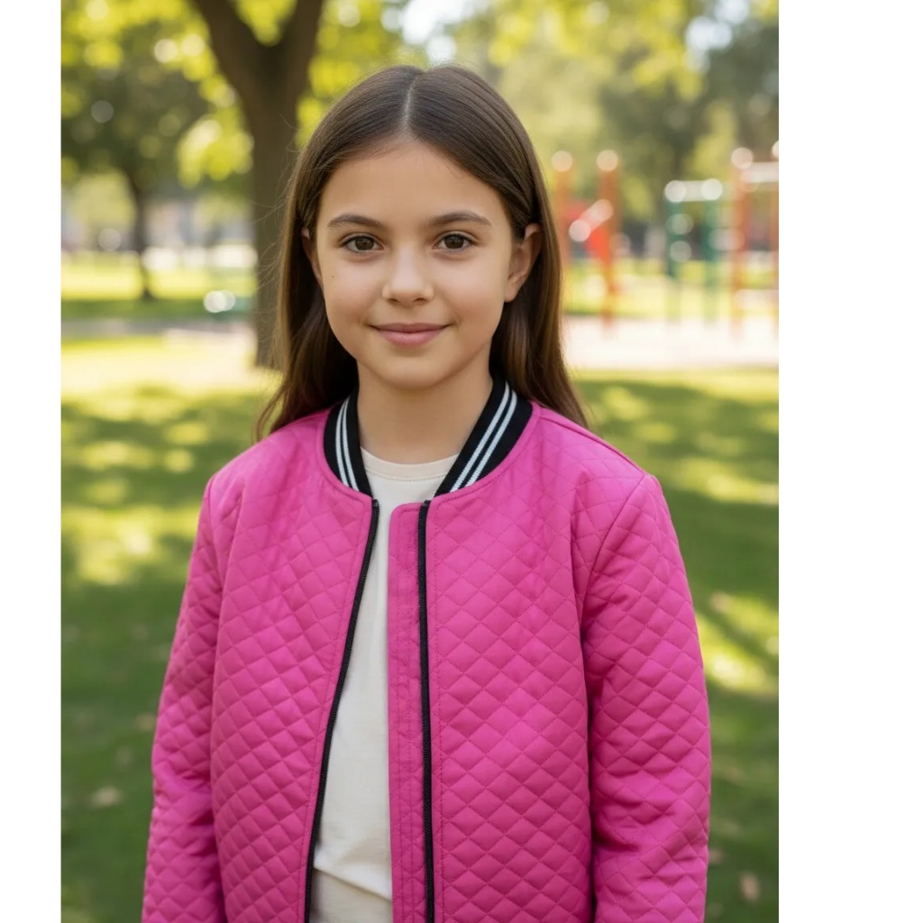 KIT 2 JAQUETAS BOMBER INFANTIL E JUVENIL MENINAS 02 ao 16 INVERNO QUENTINHO