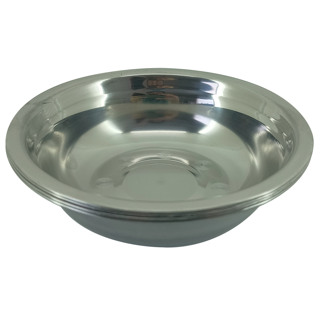 Kit 4 Tigela de Aço Inox 17cm Multiuso Profissional Fundo Cozinha Bowl Bacia Saladeira