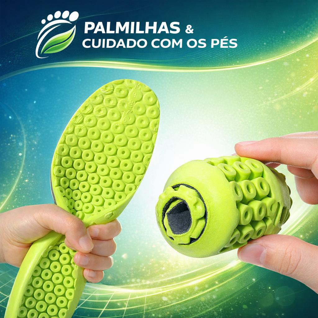 1 a 4 Palmilha para Tênis Conforto Esportiva Ortopédica Antiderrapante Absorve Impacto Caminhada Corrida