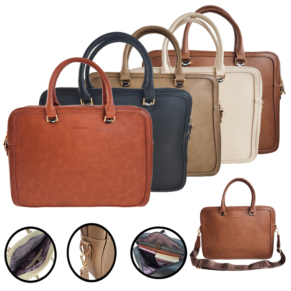 Pasta Feminina Maleta Executiva Bolsa Feminina Alça Transversal Tiracolo Capas para Notebook Estruturada