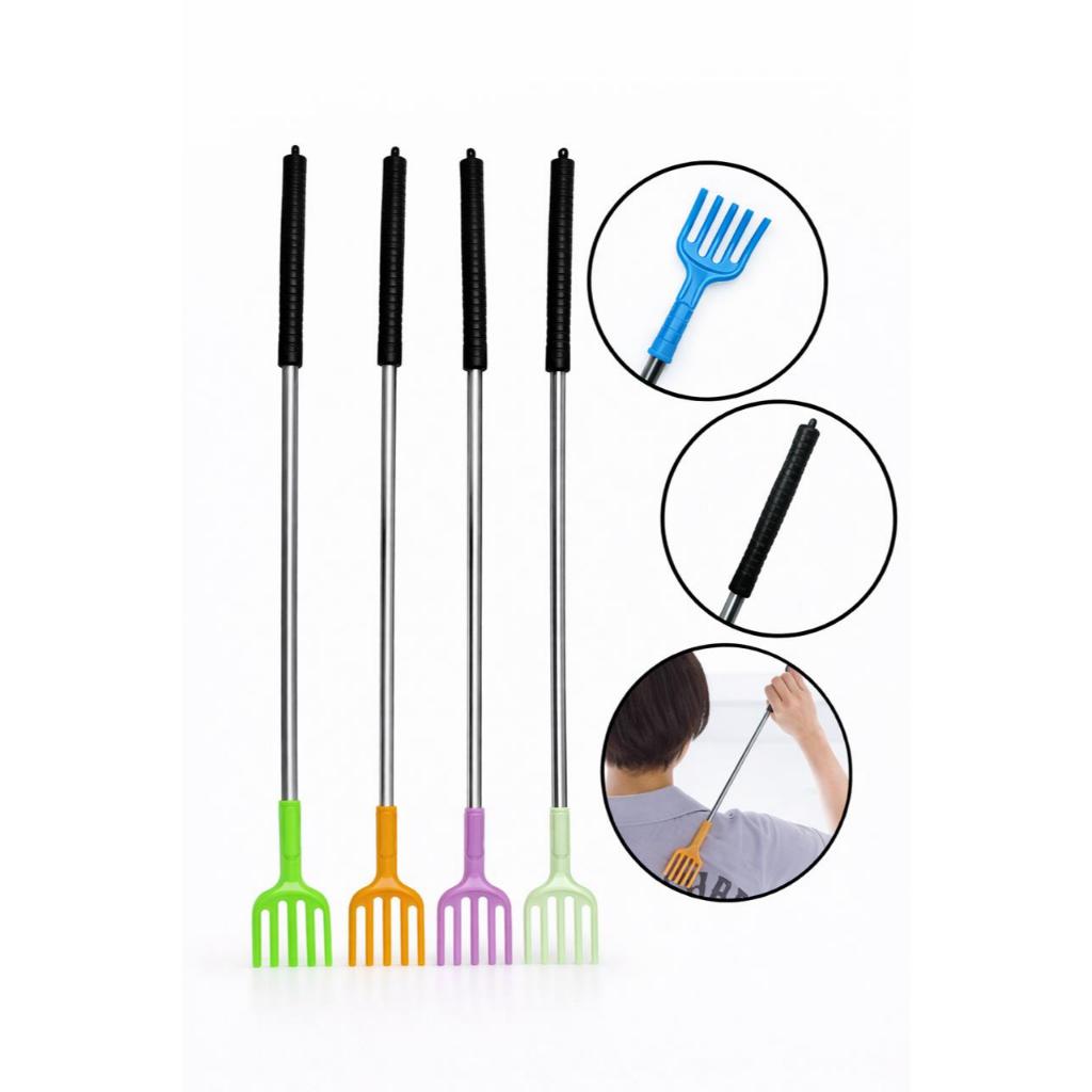 Mãozinha coçadora 43 cm para coçar as costas metal 1 unidade coçador de costas coçador de pets mão de coçar coça coça
