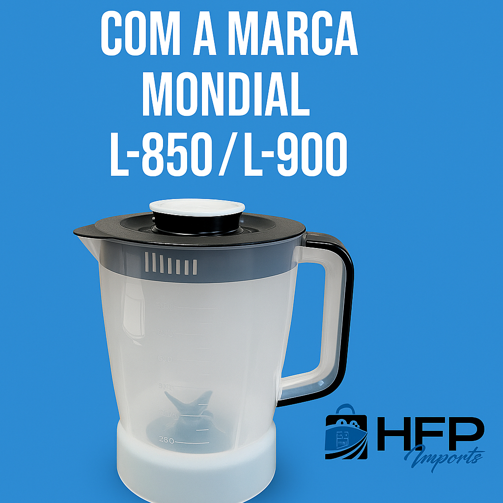 Copo compatível com o modelo mondial Turbo L-850 L-900W Trabslúcido.