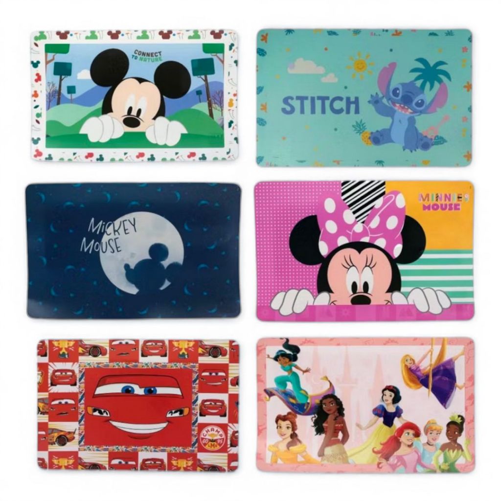 Jogo Americano Infantil Impermeável Disney 45cm Carros Homem Aranha Minnie Princesas