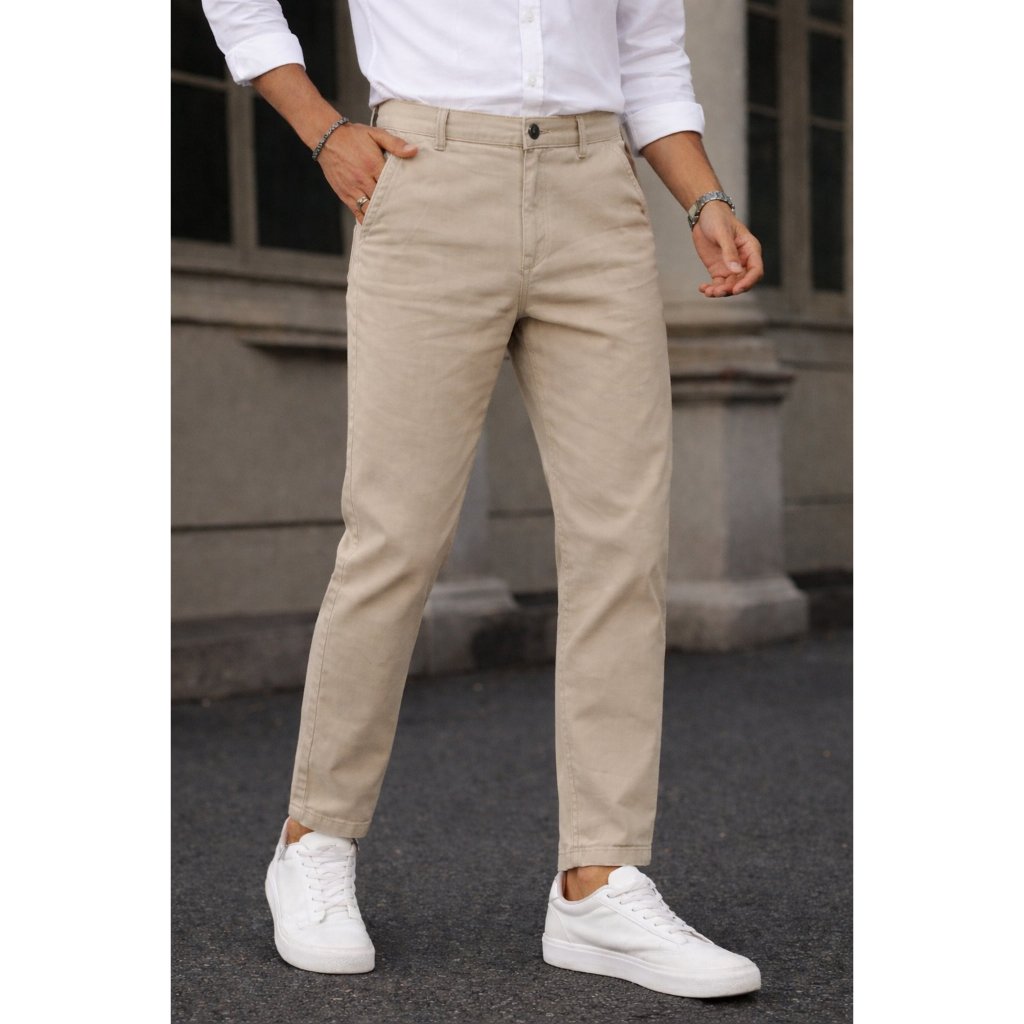 Calça Masculina Sarja Slim com Elastano – Super Confortável | 36 ao 48 | Preço de Fábrica