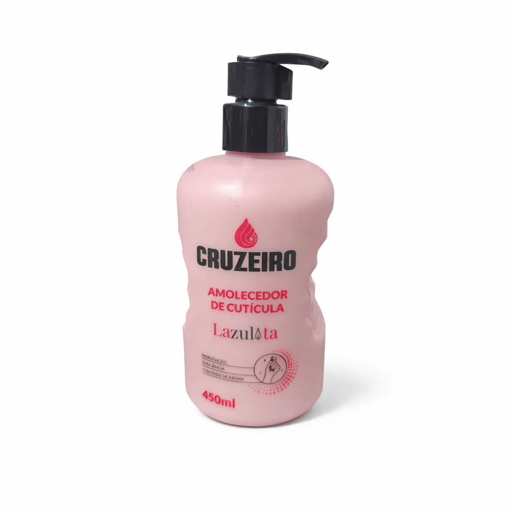 Amolecedor Cutícula Cruzeiro Creme Beleza Feminina Hidrata Moda Unhas Cosmético Manicure 450mL