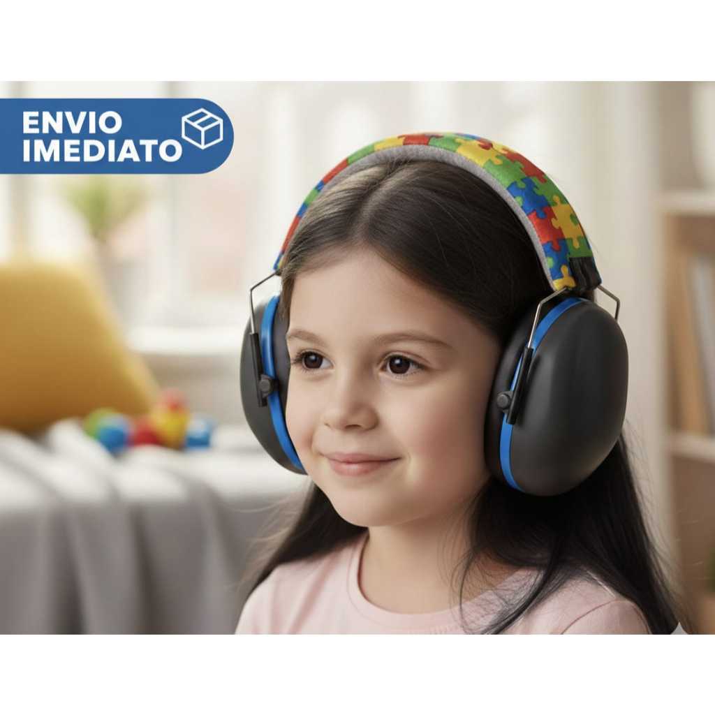 Abafador de ruidos para autista abafador de autismo abafador de ruído autista