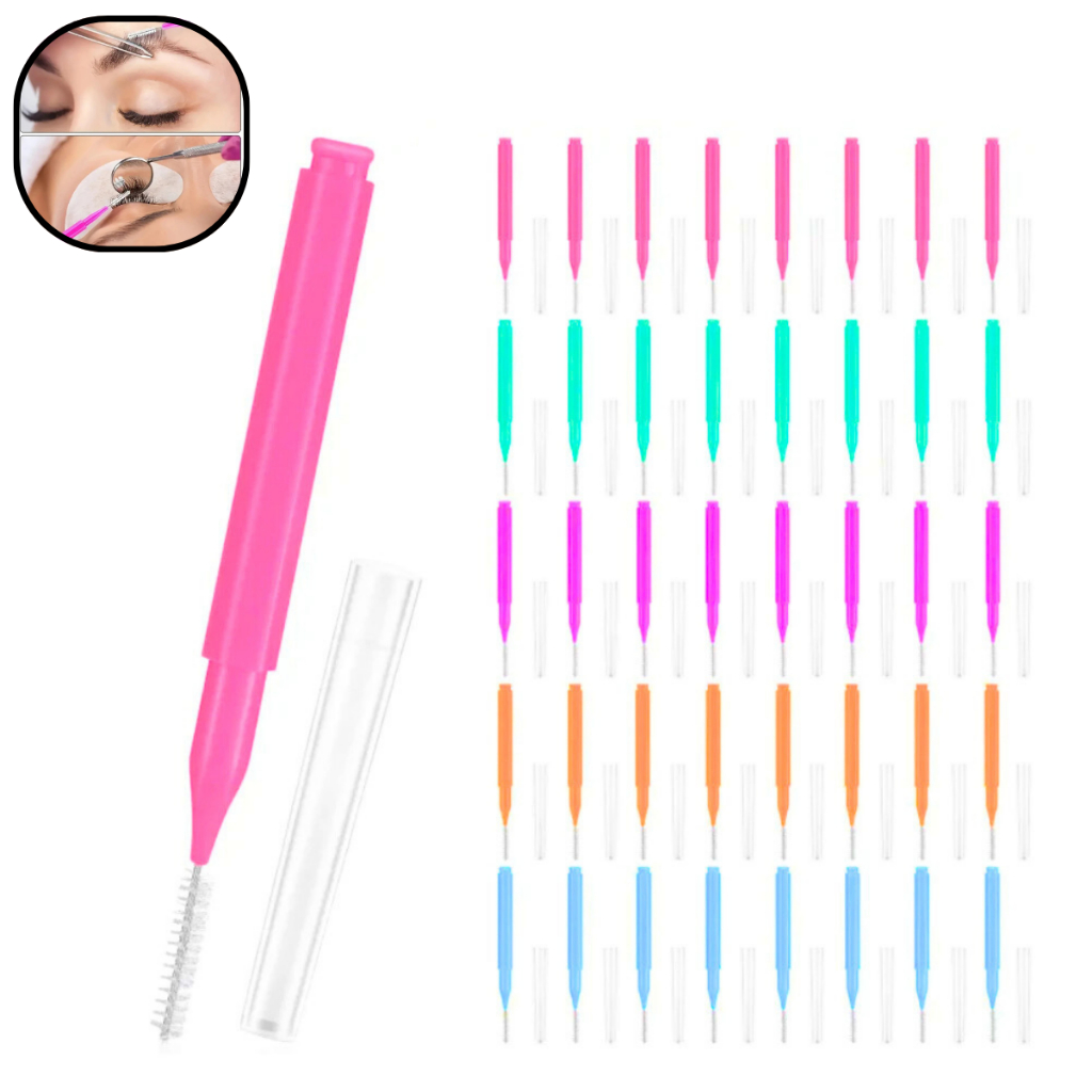 Kit 10/30/60un Escova de Dente Interdental Dental Picks Escovinha para limpeza