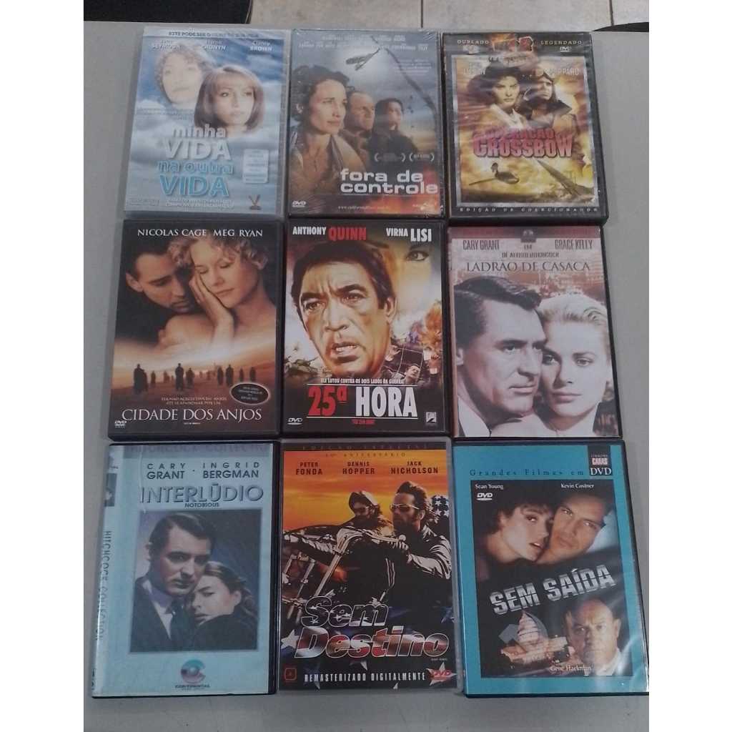 DVDs Filmes Diversos (Comédias, Romance, Suspense, Ação, Terror ...) - DVDs LACRADOS
