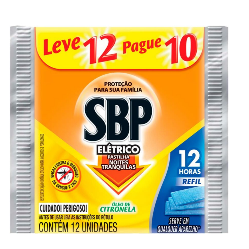 Repelente Citronela 12h SBP 12 Unidades