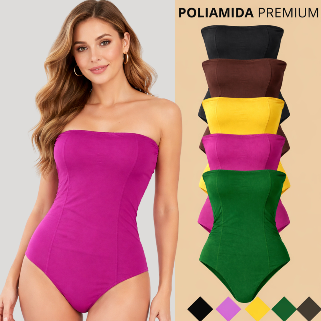 Maiô Feminino Praia Suplex Poliamida Premium Body Comfortável