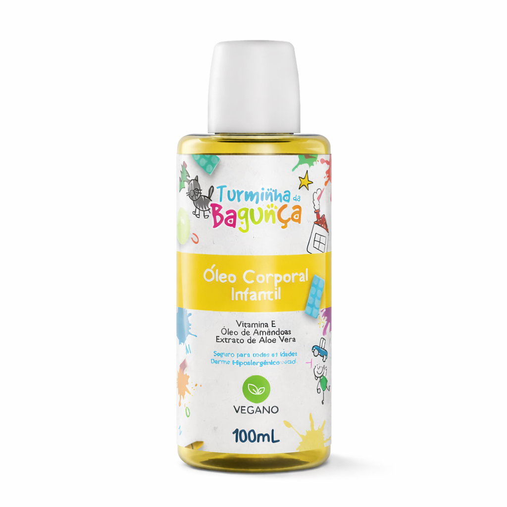 Óleo Corporal Infantil Turminha Da Bagunça 100ml Hidratante