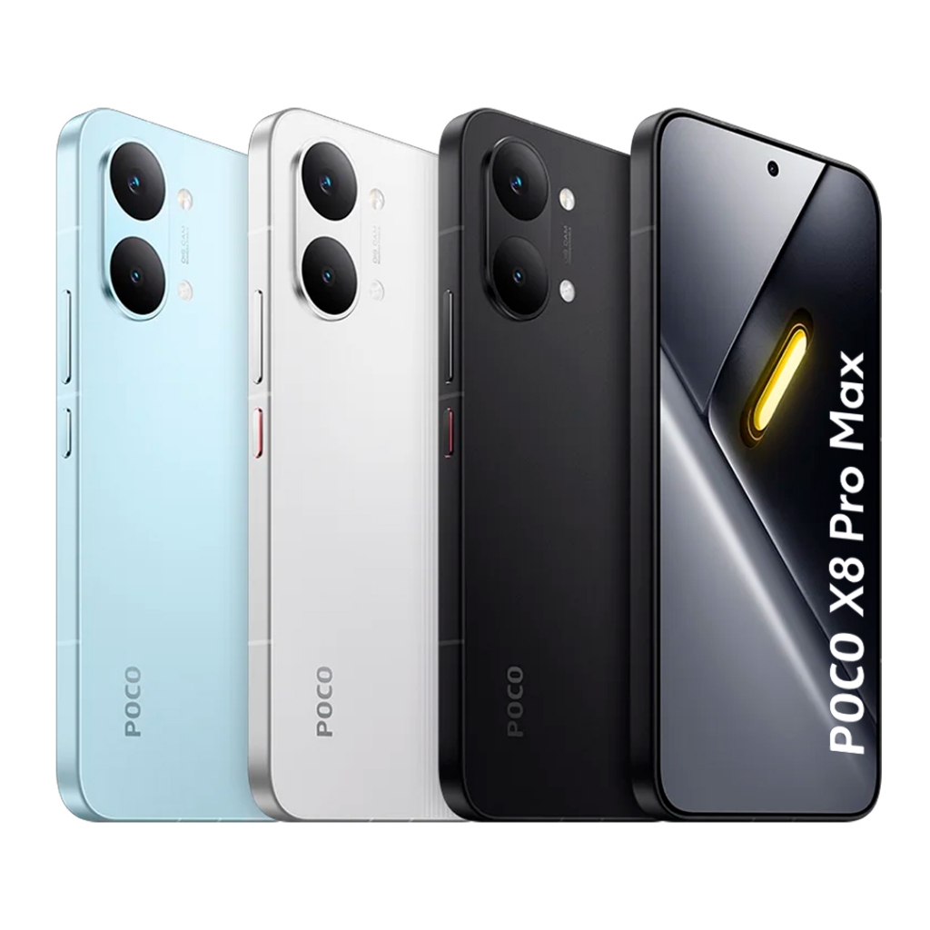 Celular Xiaomi Poco X8 Pro Max 5G 12GB 512GB Bateria 8500mAh AMOLED 6.83" 120Hz NFC Original Lacrado
