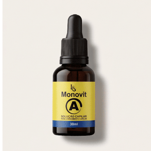 Tônico Capilar Monovit A 30ml | Crescimento Acelerado | Antiqueda e Fortalecimento