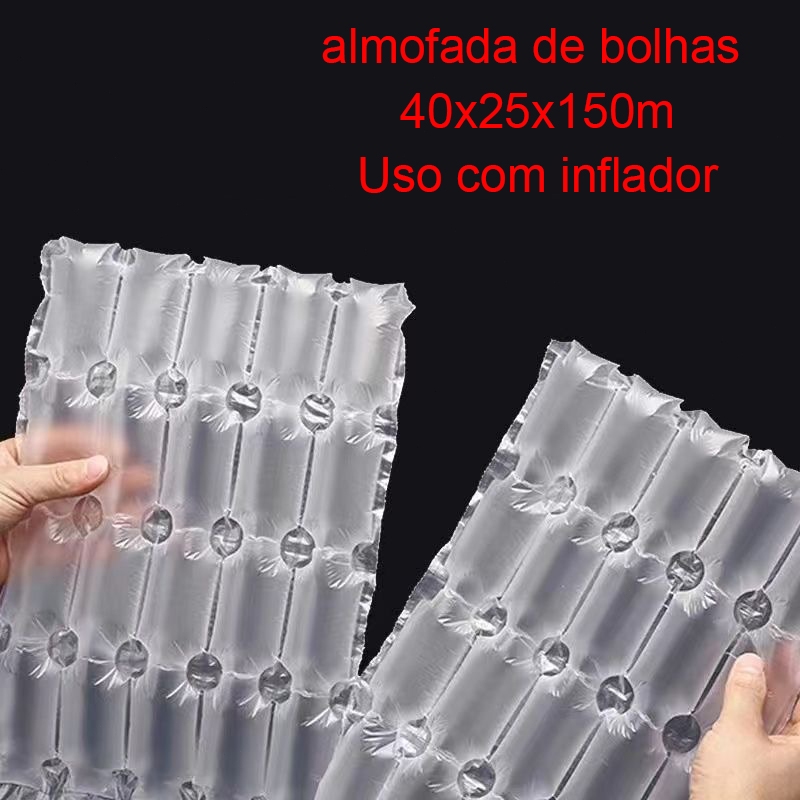 plástico bolha Filme Bolha Inflável Refil para Requer Máquina para Inflar 4 CAM 40x25x150m