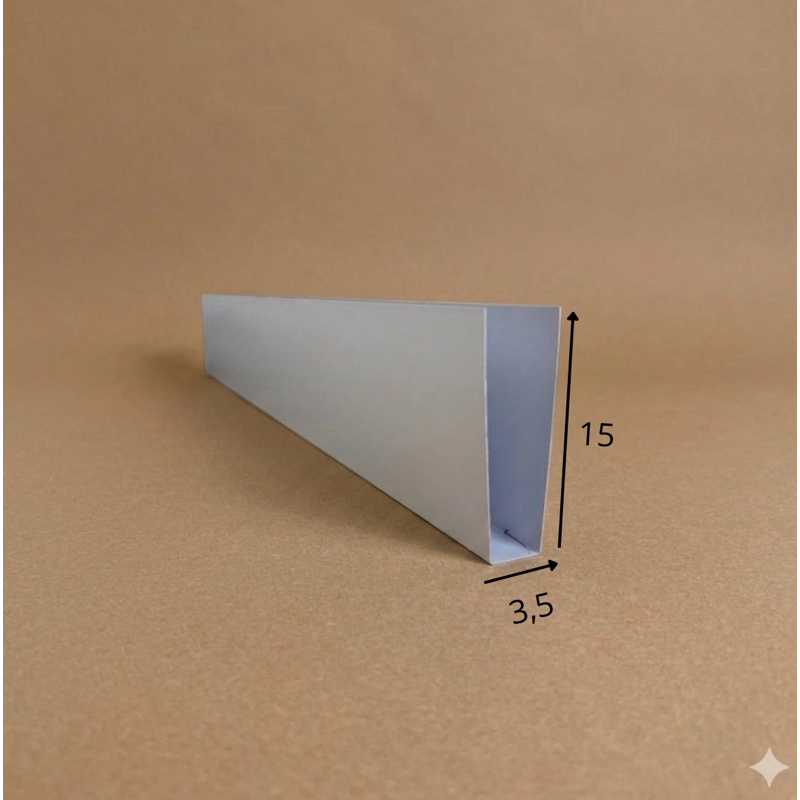 Salva Porta 3,5cm x 15cm Altura Fabricado em Aço Galvanizado Pintura Eletrostática
