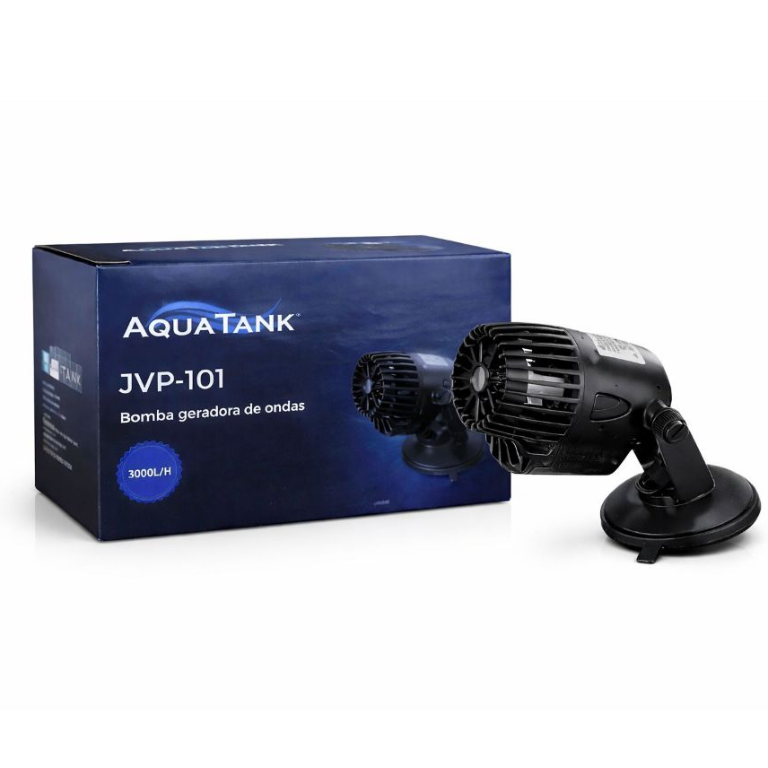 Bomba De Circulação Aquatank Jvp-101 3000l/h Wavemaker Com Ventosa 360 graus P/ Aquários