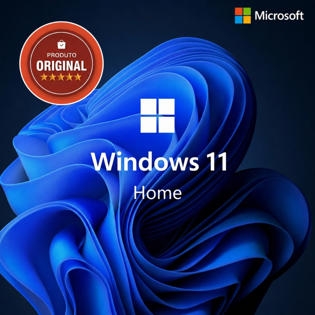 Windows 11 Home 64 Bits Para PC e Notebook – Atualização e Instalação Completa