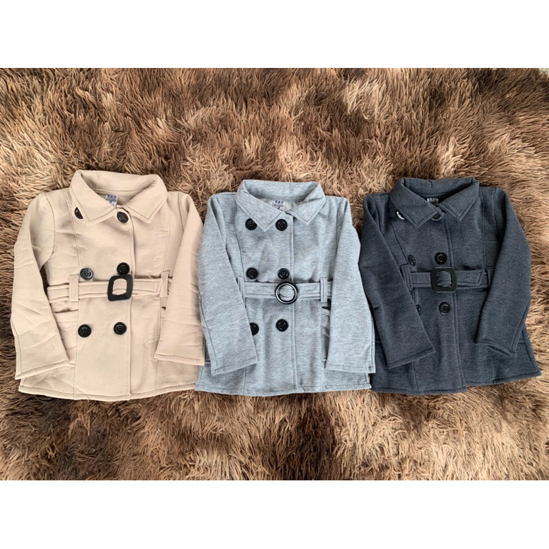 CASACO INFANTIL MENINA TRECH COUT KIT UNIDADE CORES MODA INFANTIL