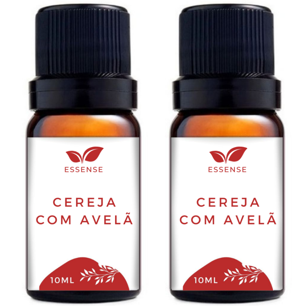 2 Essências de Cereja com Avelã 10ml Aromatizador Difusor Umidificador Hidrossolúvel Aromaterapia