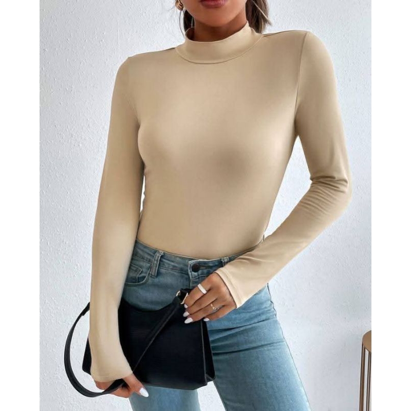 BLUSA TÉRMICA FEMININA PELUCIADA – GOLA MÉDIA | CONFORTO E PROTEÇÃO PARA O FRIO ❄️