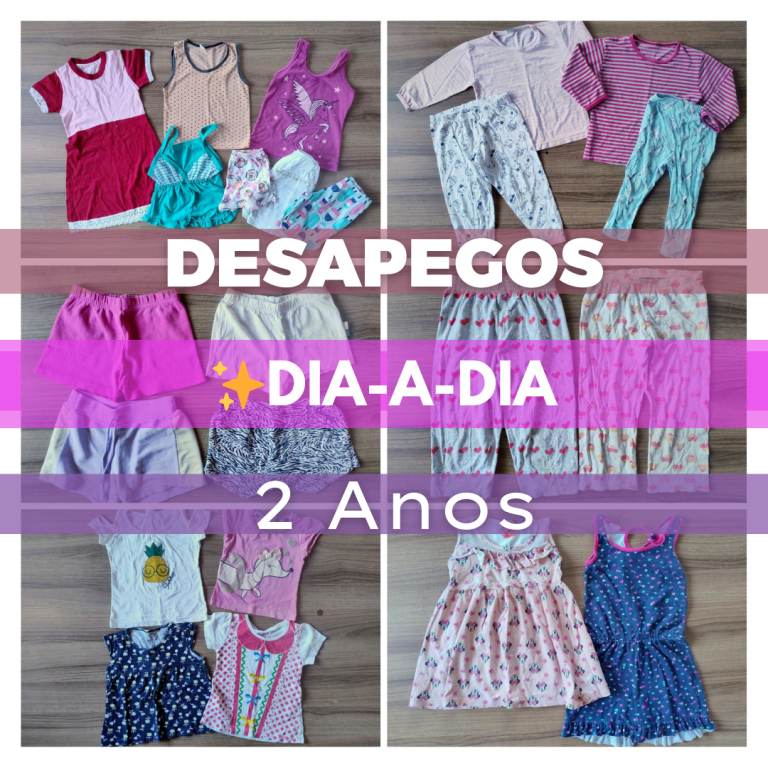 (Desapegos/Brechó Bebê) Roupas Infantil - Tamanho 2 anos Meninas - Dia-a-dia ✨ -  Lotes e Peças únicas