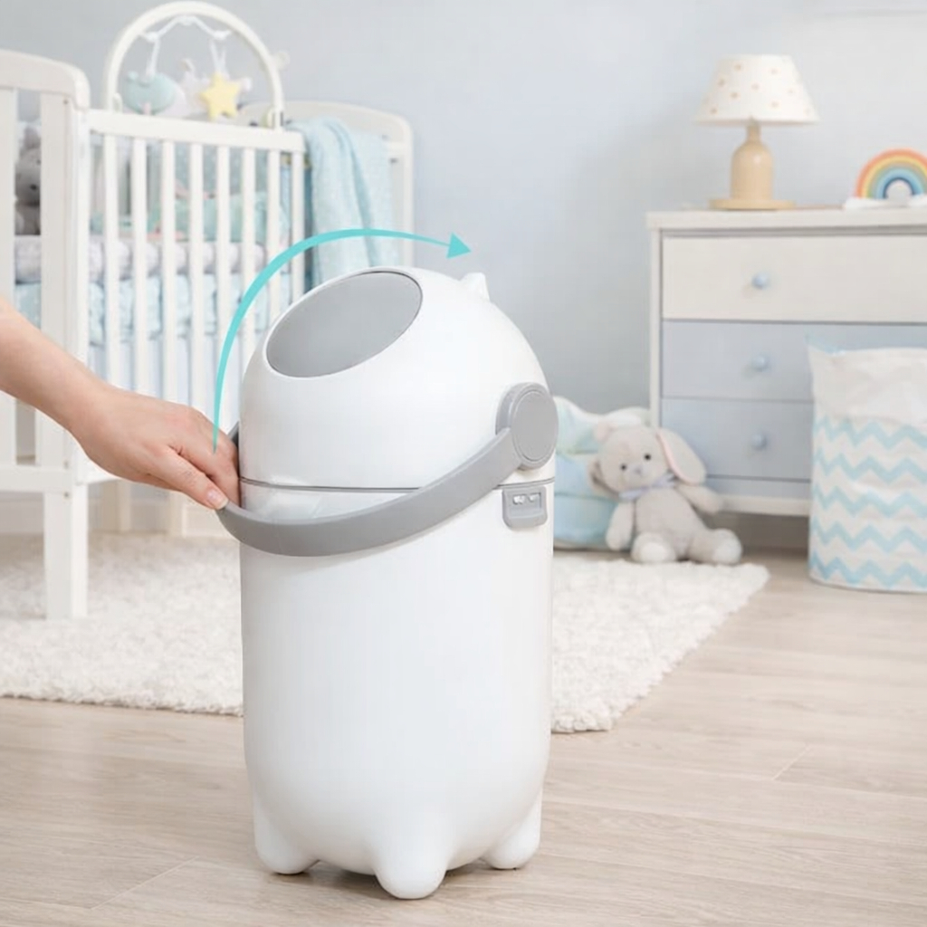 Lixo Lixeira Inteligente Sistema Anti Odor Mau Cheiro Para Fraldas Bebê
