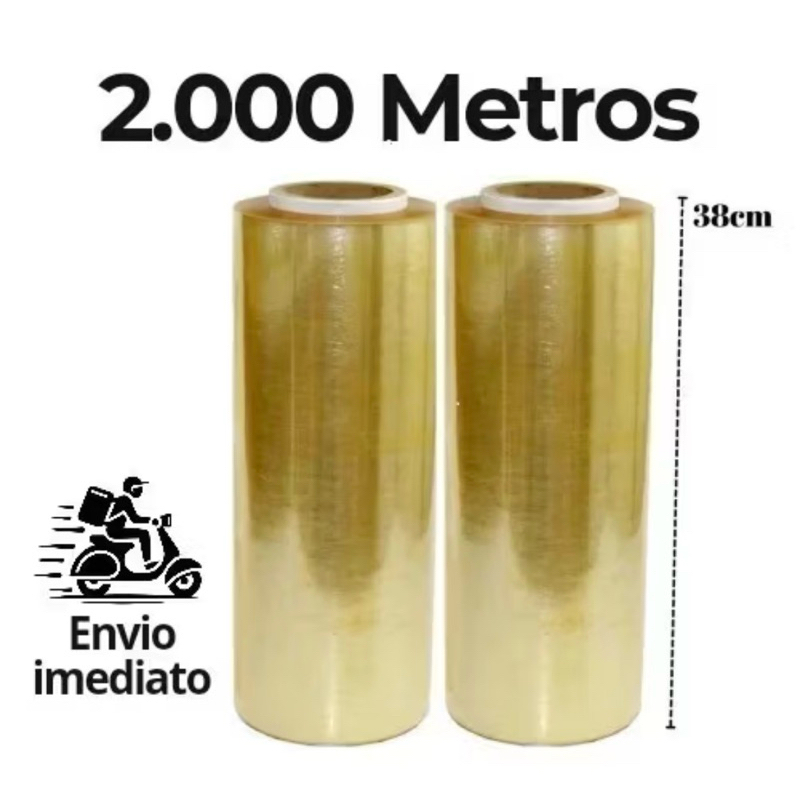 Bobina Filme PVC 40cm x 1000 Transparente com Alta Resistência