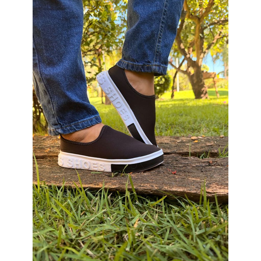Tênis SHOEES Adulto Unissex  Meia Calce Fácil