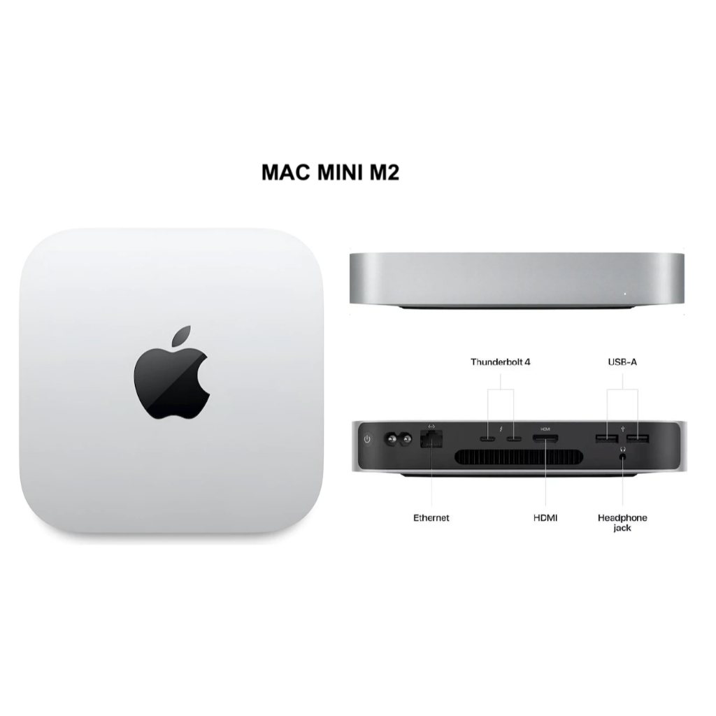 Apple MacMini M2 8.256 - Original Lacrado - 1 Ano de Garantia