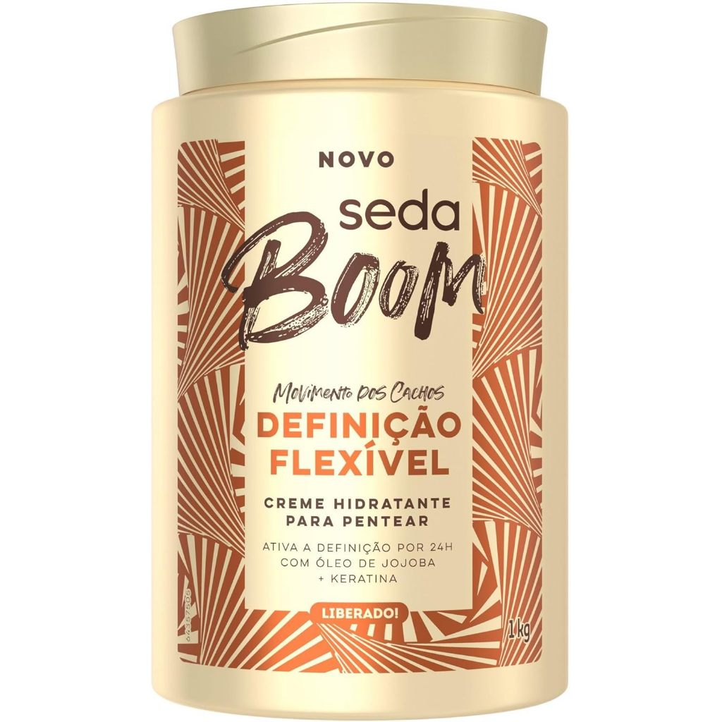 Seda Creme para Pentear Boom Definição Flexível 1 kg