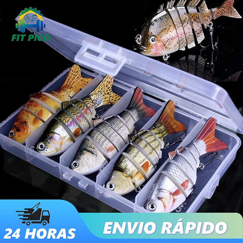 kit 5 Isca artificial importada  Adequado para a pesca de várias espécies